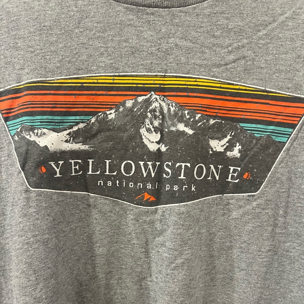 Yellowstone National Park T-Shirt with Mountain Graphic
